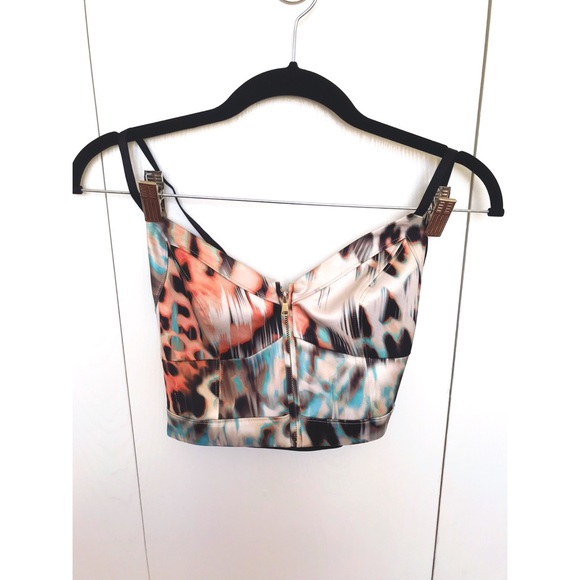 bebe Tops - 💎Only Worn Once💎 Bebe Silk Crop Top
